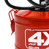 bomba manual para graxa 4kg vermelho hl hydronlubz 84874